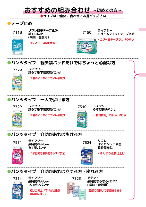 テープ止めタイプ